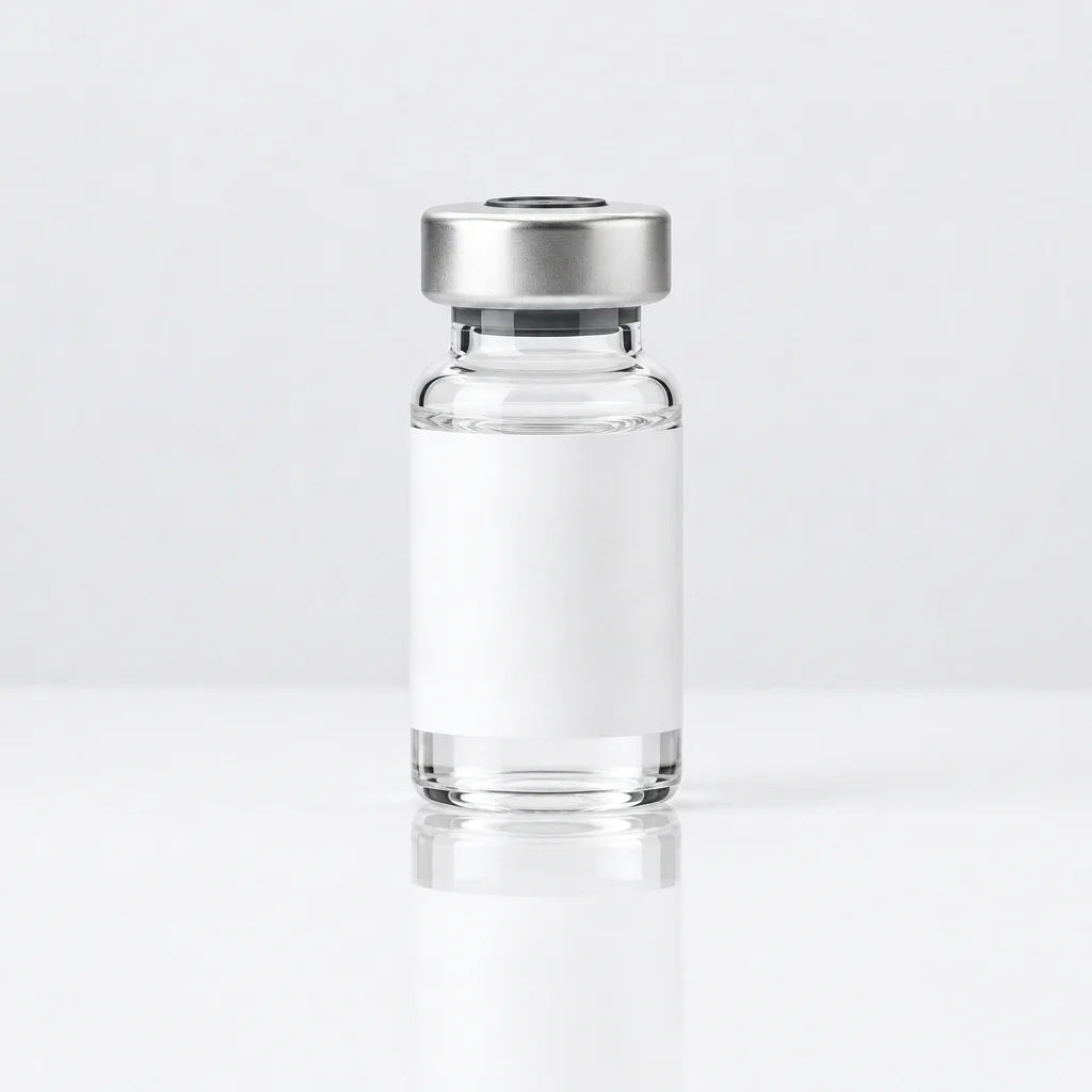 Vial with your brand name on the label